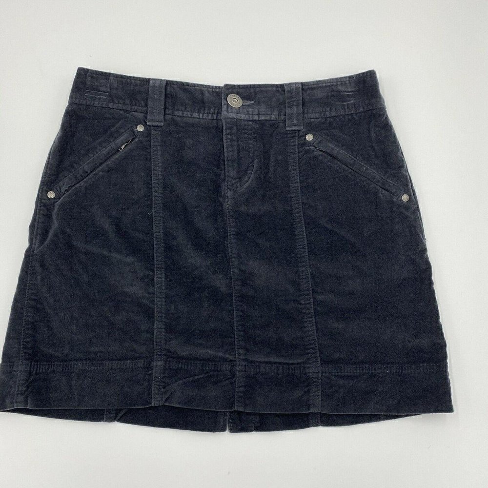 ATHLETA Women’s Size 4 Velvet Black A-Line Skirt